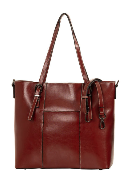 MADRID LEATHER TOTE - L11