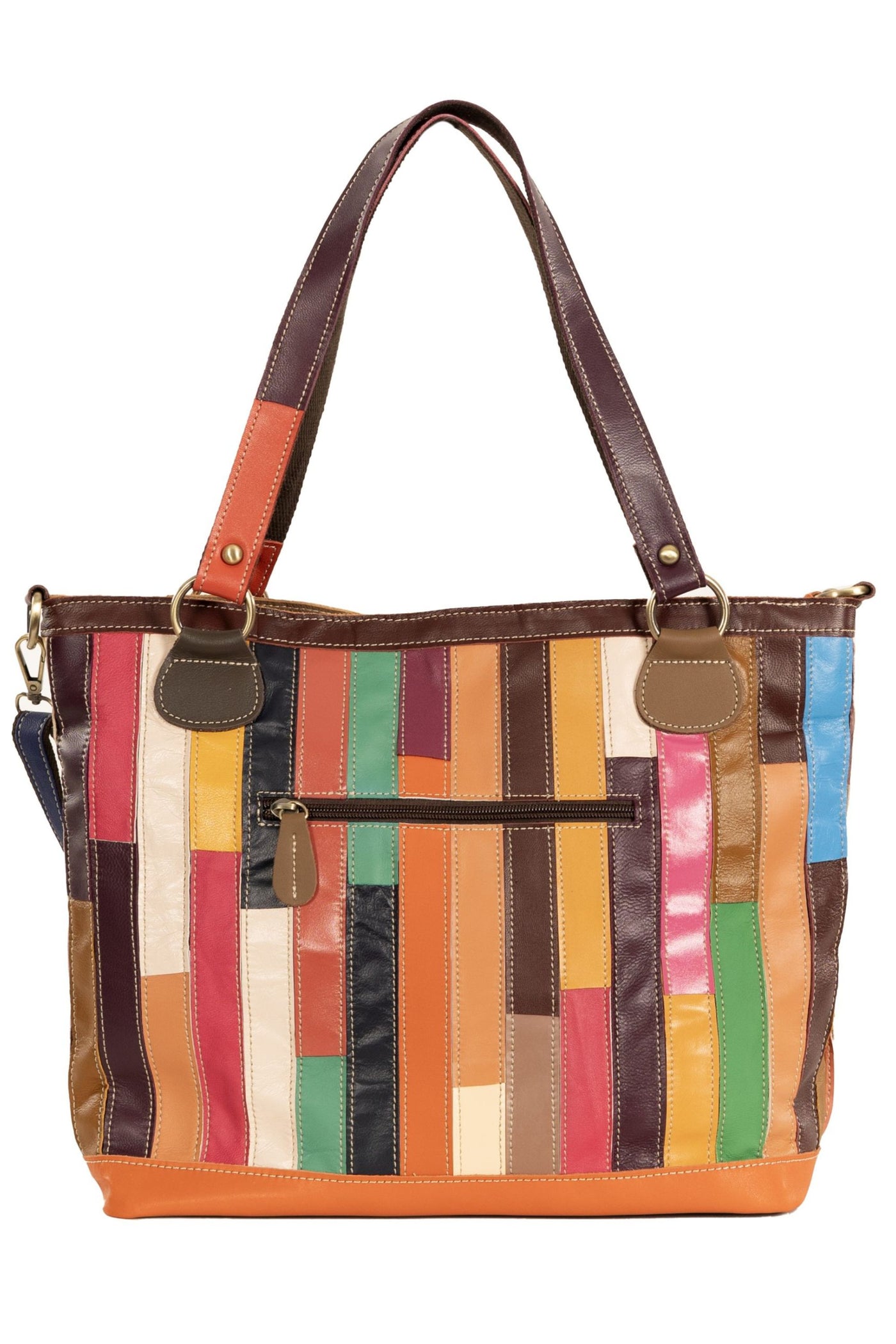 BOTANICA LEATHER DENIM TOTE - L26