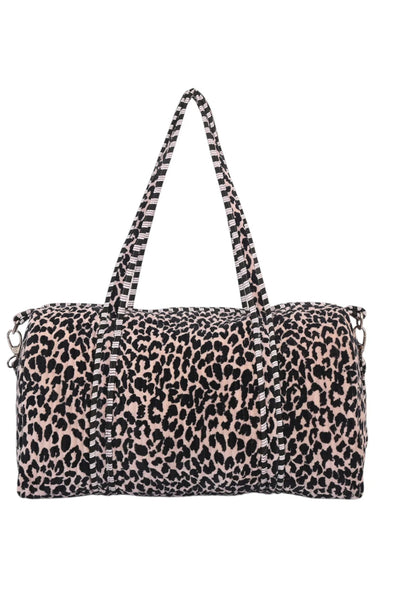 LEOPARD VELVET WEEKENDER - WVLP00