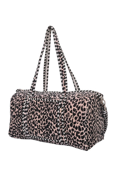 LEOPARD VELVET WEEKENDER - WVLP00
