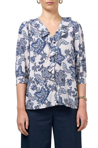 INDIE BLOUSE - LS3012 8 / BONE BLOUSE