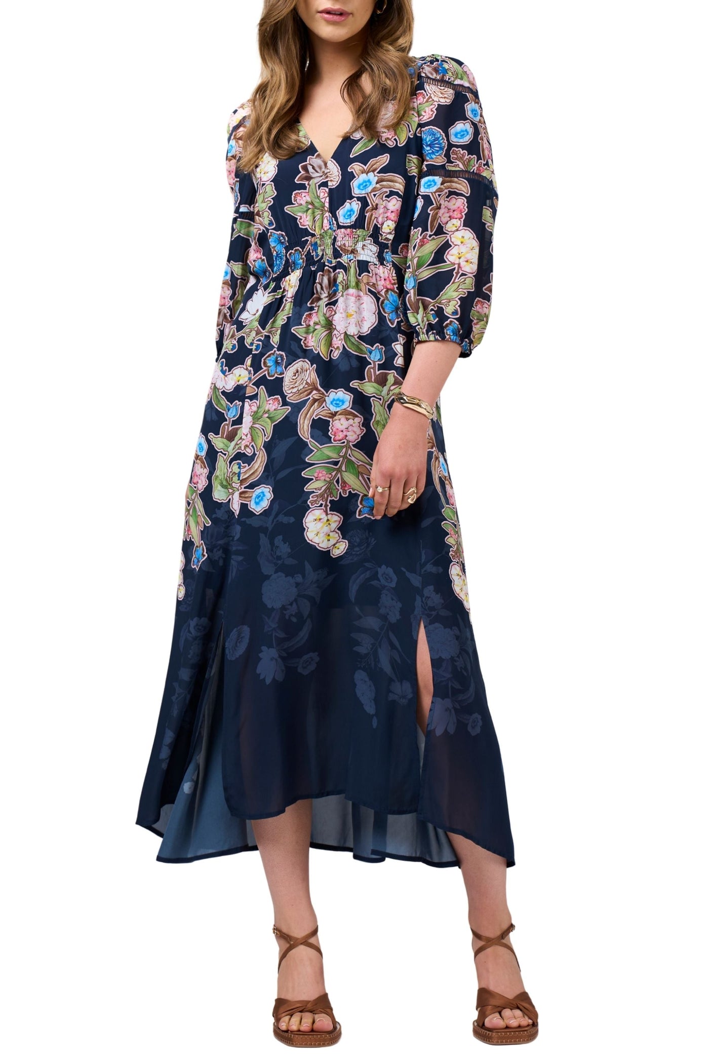 LOOBIES-STORY-LS3026-MAEVE-MIDI-DRESS-INDIGO
