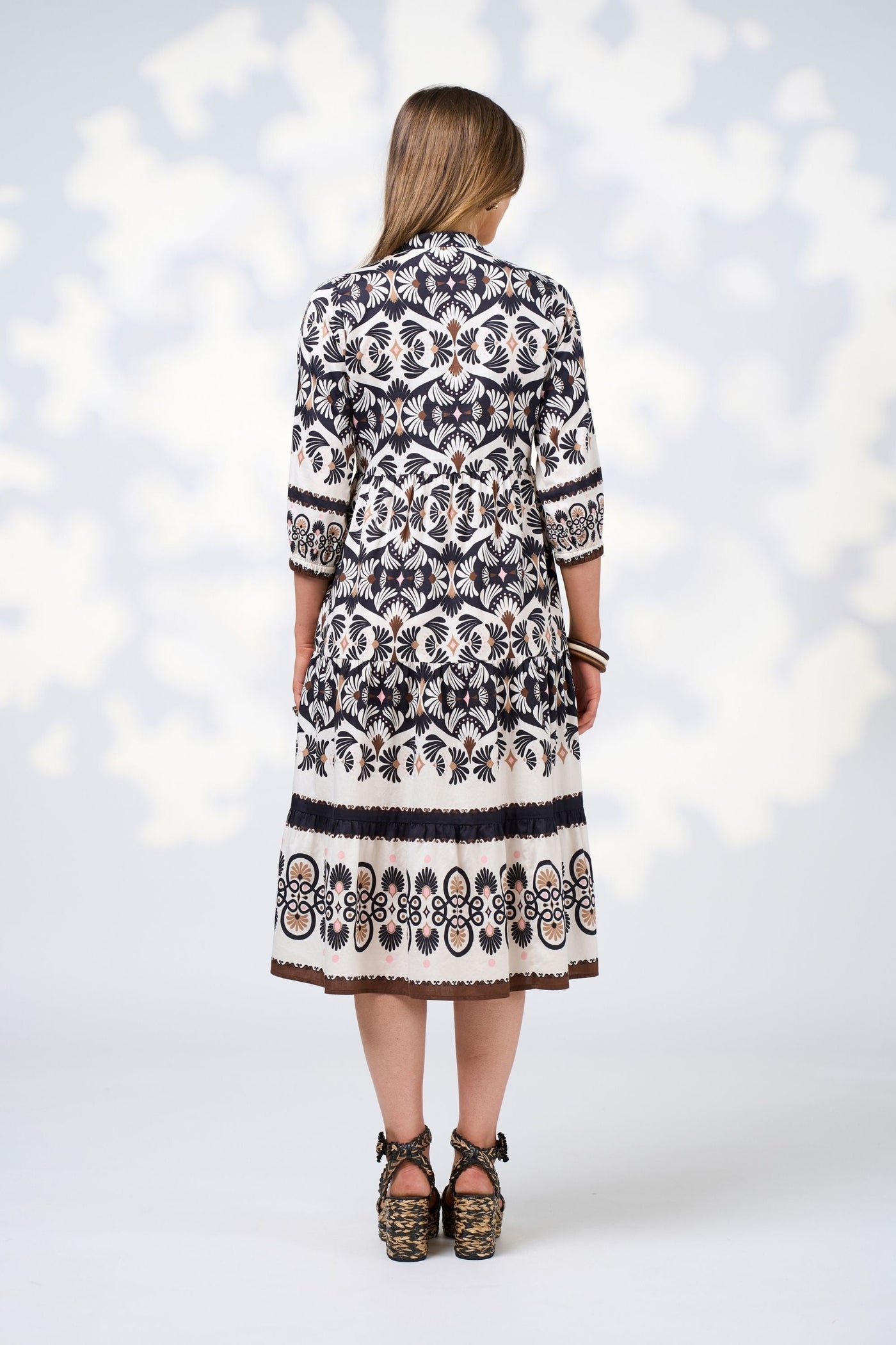 ZOE MIDI DRESS - LS3035 DRESS