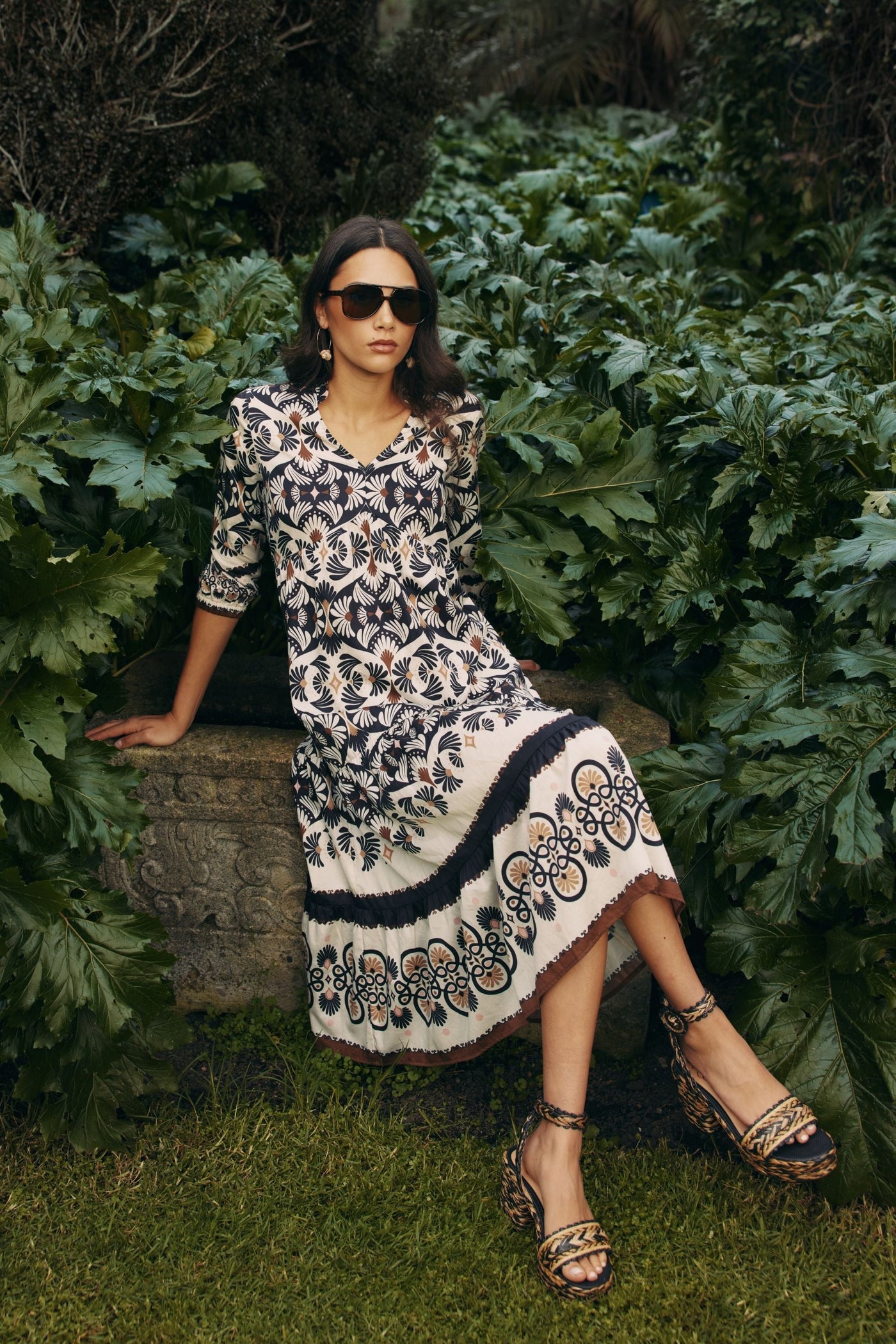 ZOE MIDI DRESS - LS3035 DRESS