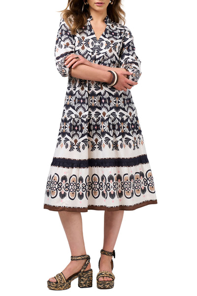 ZOE MIDI DRESS - LS3035 DRESS