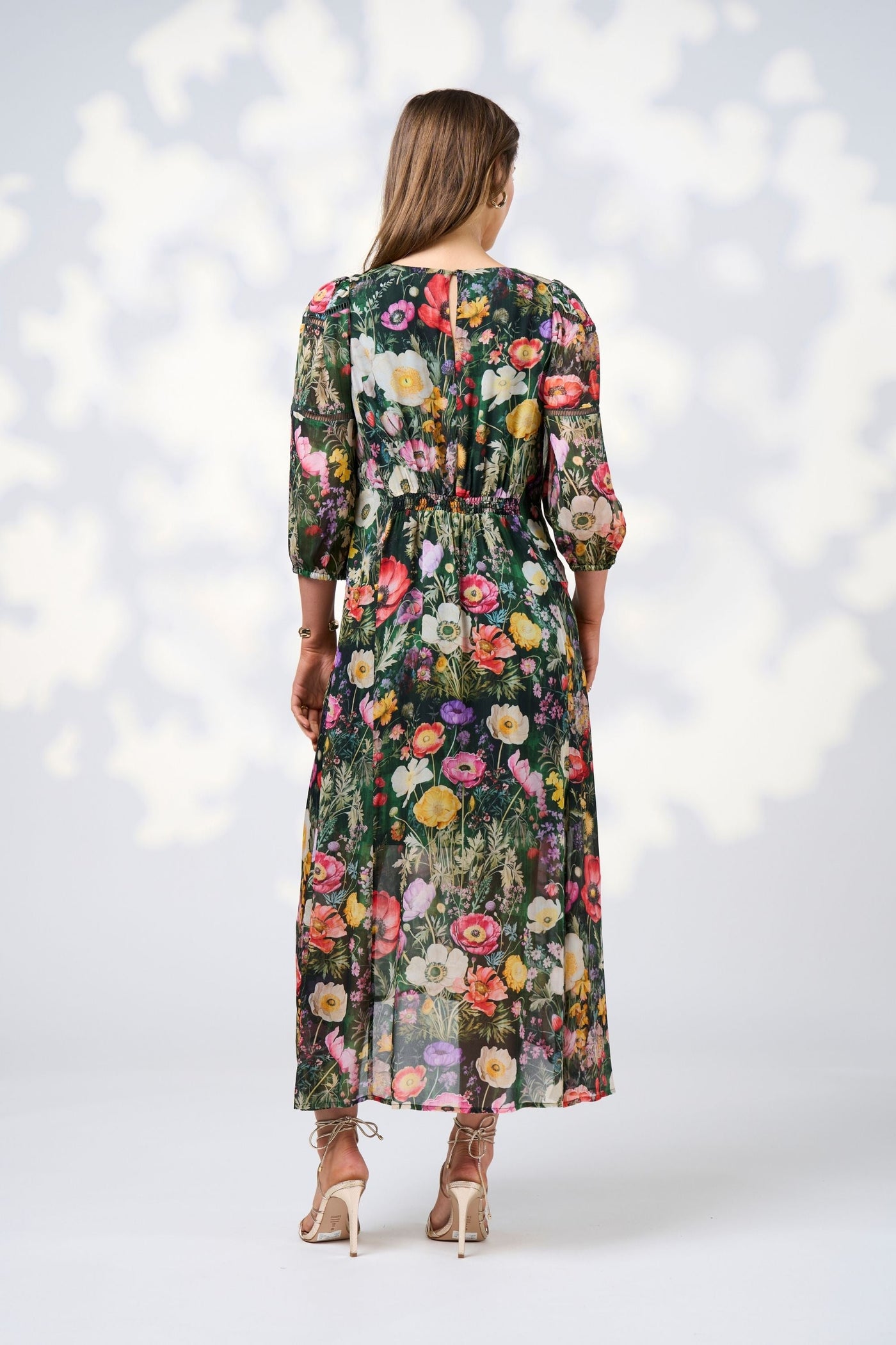 LOOKING GLASS MIDI DRESS LS3049 DRESS