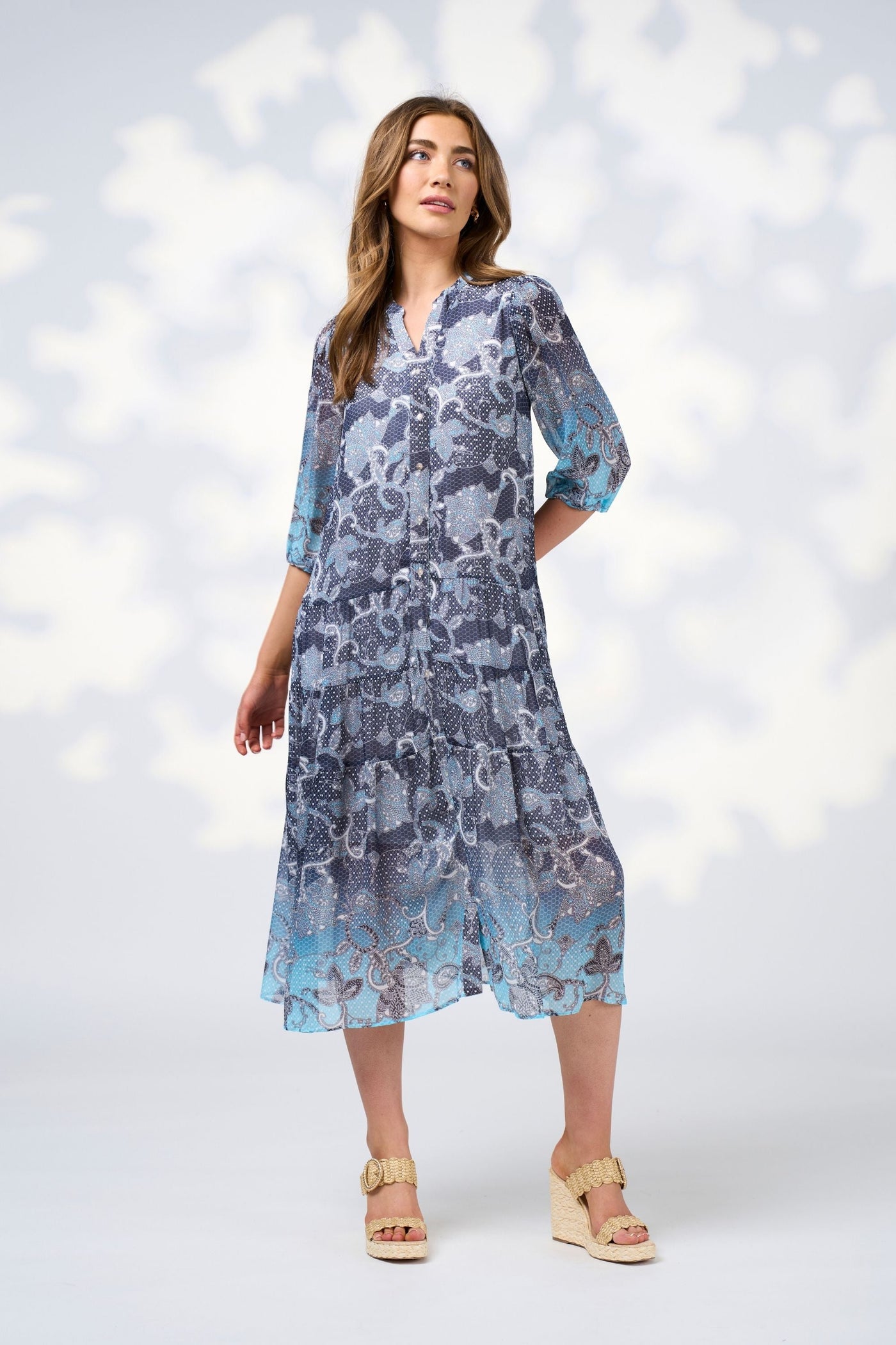 STEVIE MIDI DRESS LS3054 DRESS