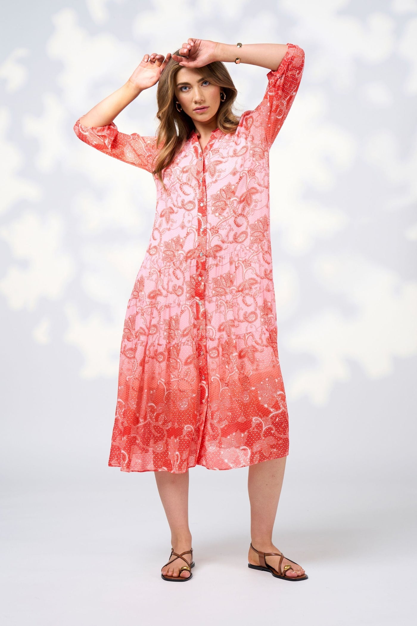 STEVIE MIDI DRESS LS3054 DRESS
