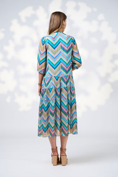 WANDERLUST MIDI DRESS LS3054W DRESS