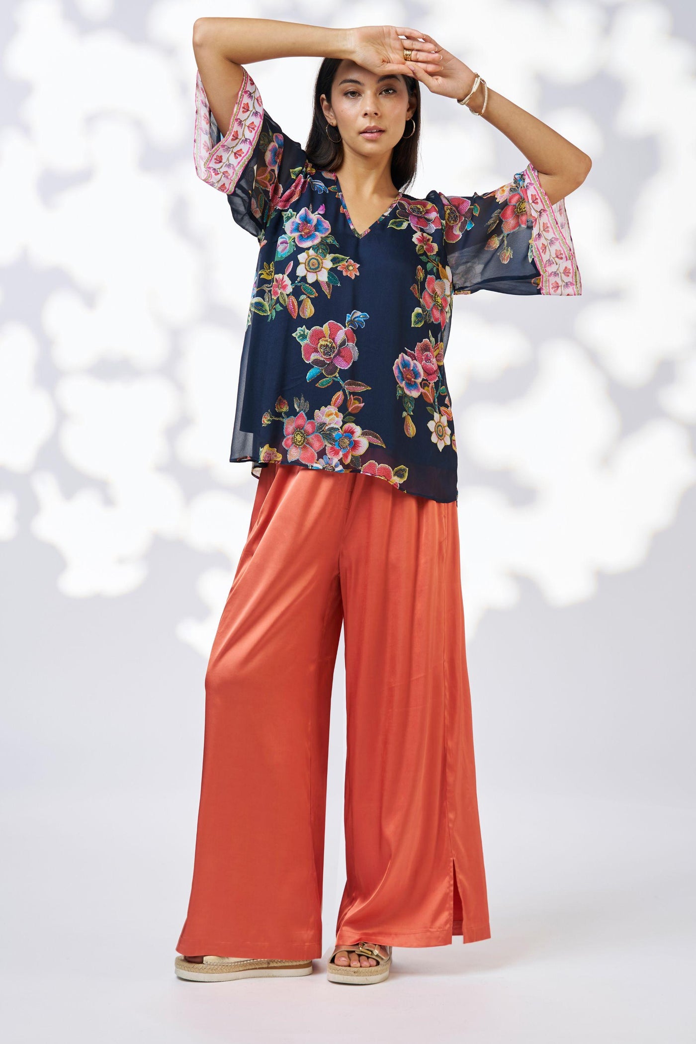 MYSTIC ROSE BLOUSE - LS3131
