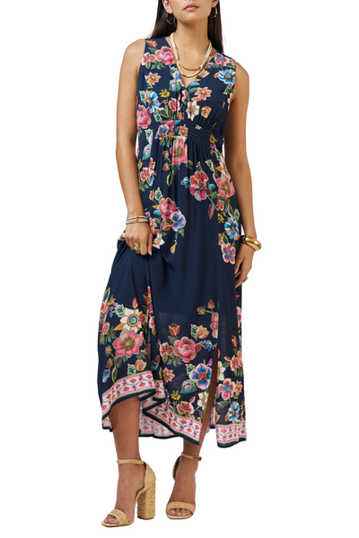 MYSTIC ROSE MIDI DRESS - LS3133