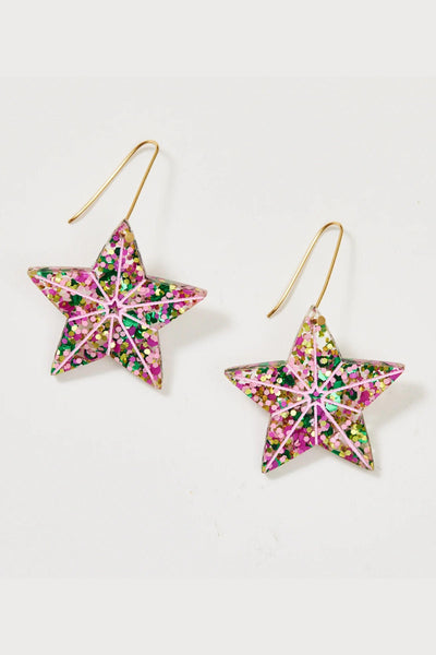 CHRISTMAS STAR EARRINGS