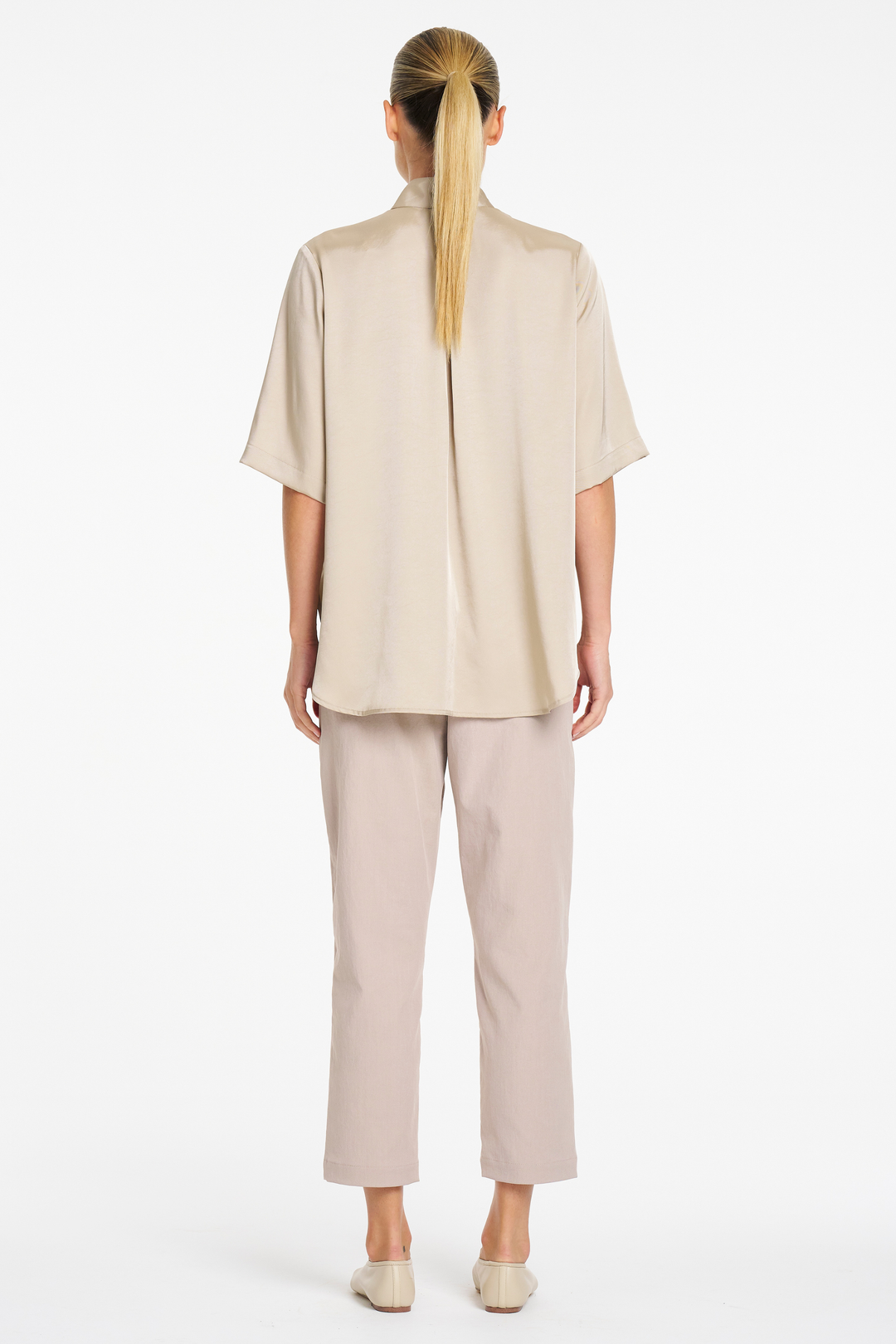 TAPERED FLAT PANT - F4161831