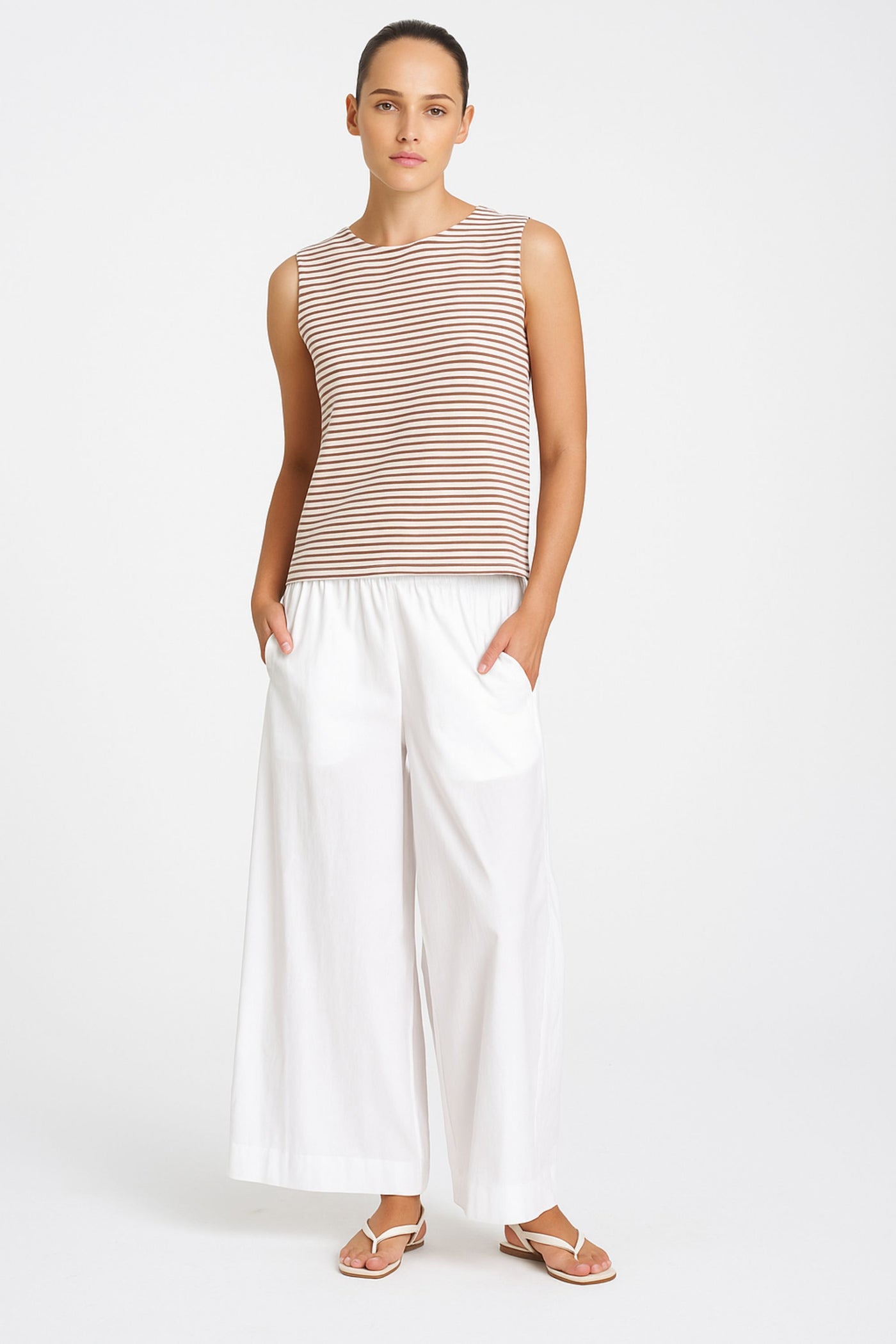 PALAZZO SHELL TOP - F538284