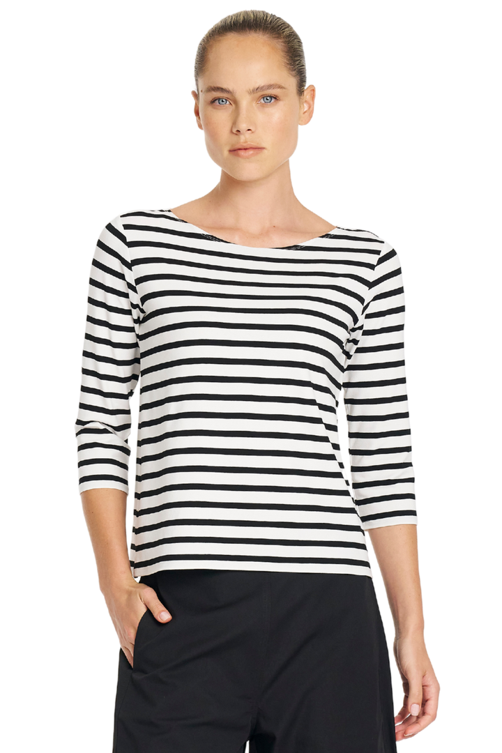RELAXED BOAT NECK - F5412630