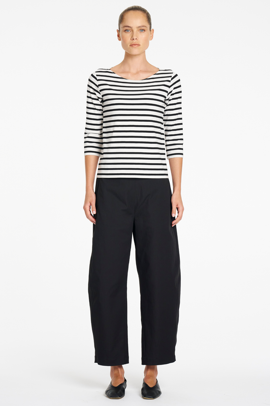 RELAXED BOAT NECK - F5412630