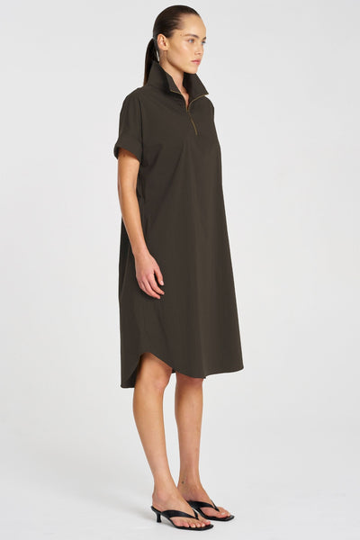 HALF ZIP DRESS - F653022 DRESS