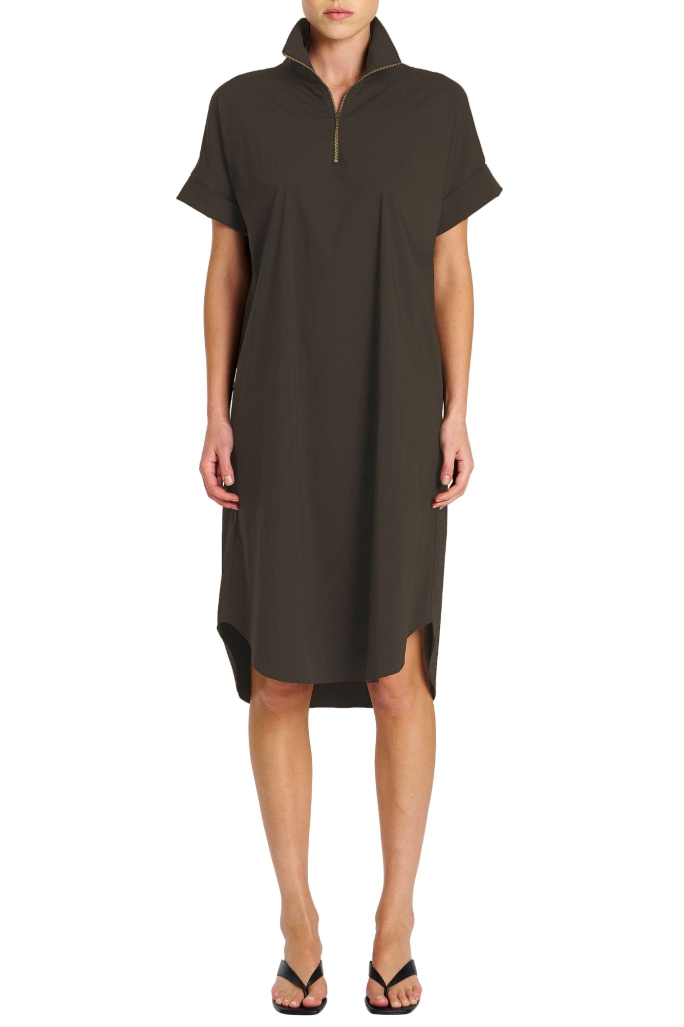 HALF ZIP DRESS - F653022 DRESS