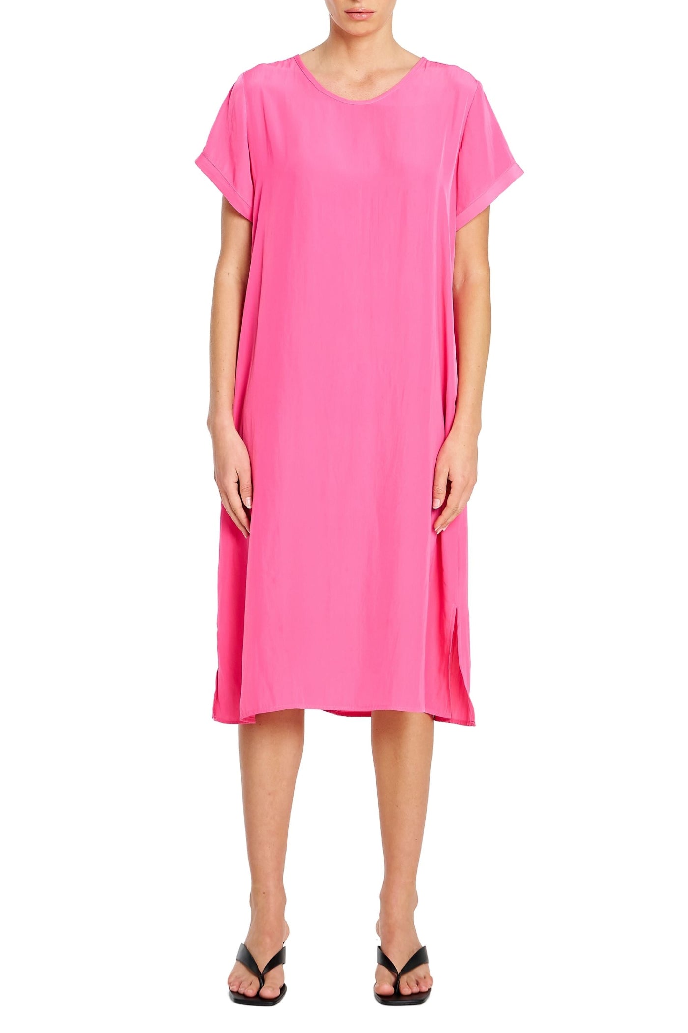 TRANSIT T DRESS - F673203 8 / HOT-PINK DRESS