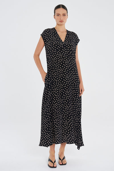 MAXI SLICE DRESS - F8563383 DRESS