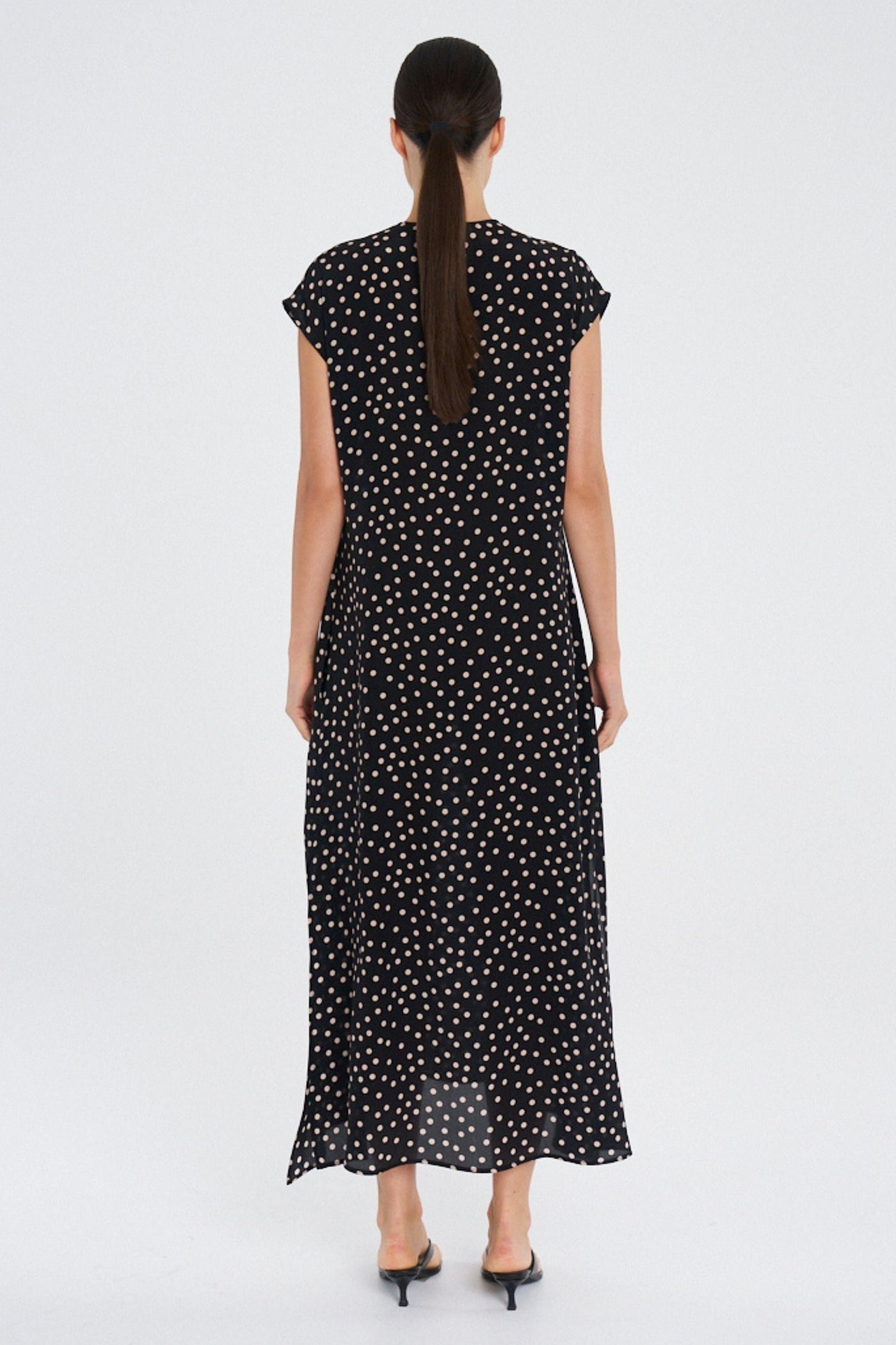 MAXI SLICE DRESS - F8563383 DRESS