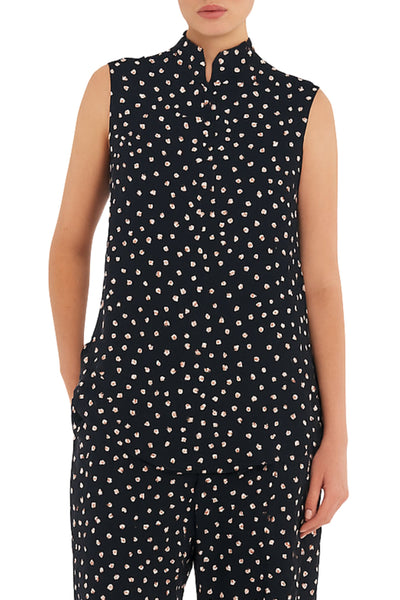 TAB SLIDE TANK - F8568146 8 / BLACK-MERINGUE TOP