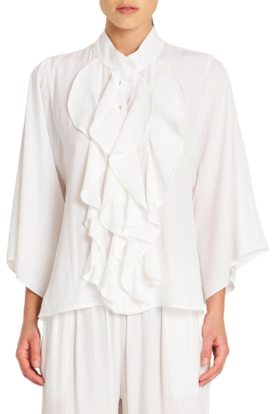 FEZZ BLOUSE F678822 8 / WHITE BLOUSE