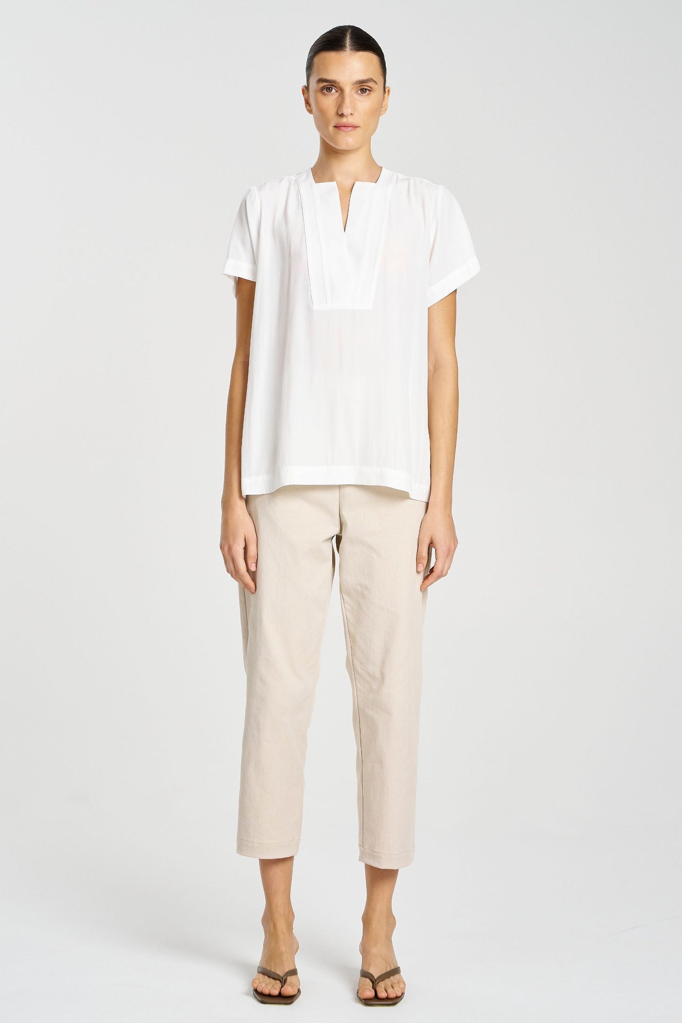 TAPERED FLAT PANT - F4161831 PANTS