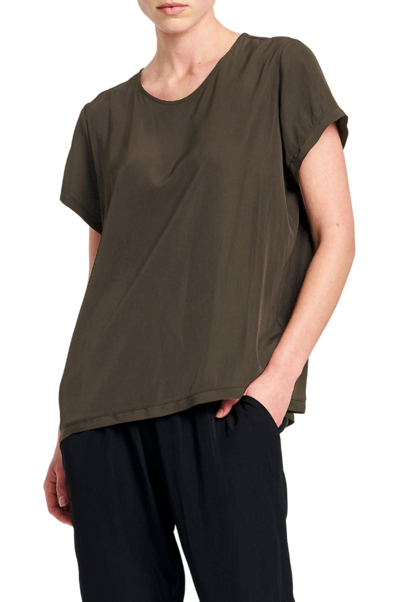 TRANSIT T F672203 8 / LEATHER TOP