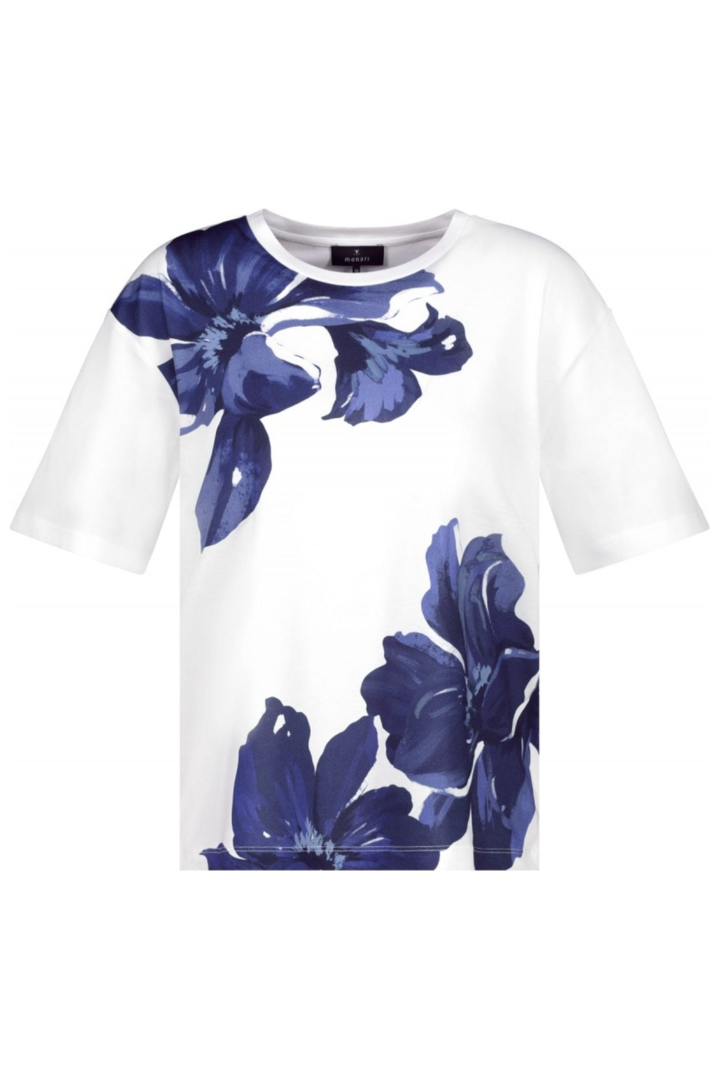 BOLD BLUE FLOWER TEE 409649MNR TOP