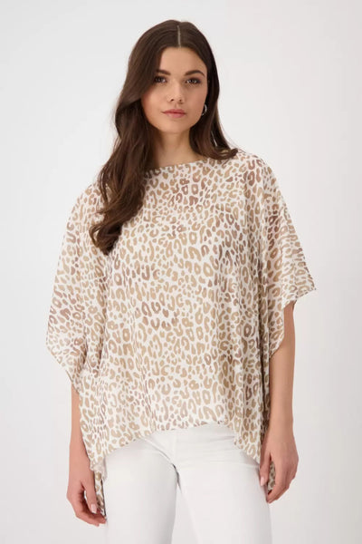CAMEL PRINT PONCHO 409663MNR JACKET
