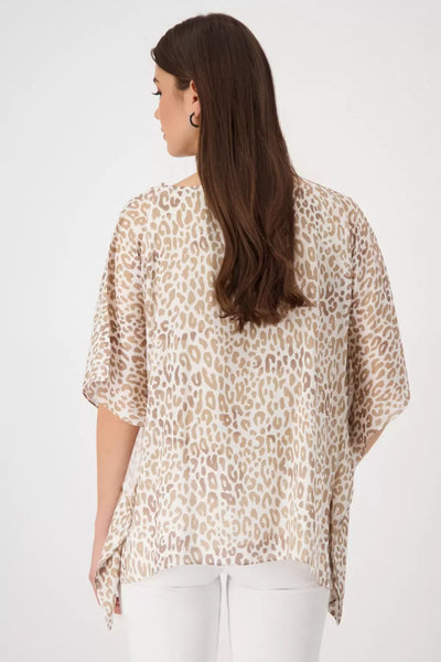 CAMEL PRINT PONCHO 409663MNR JACKET