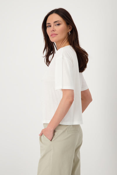 SEQUIN PEARL TEE 409968MNR TOP