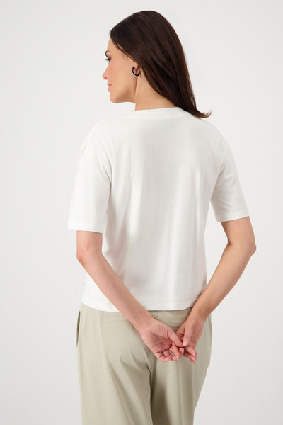 SEQUIN PEARL TEE 409968MNR TOP