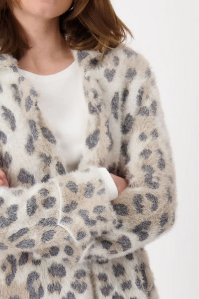 ANIMAL KNIT COAT - 807837MNR