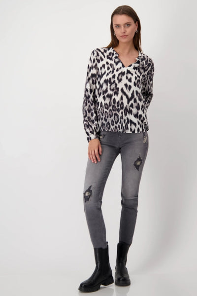 LEOPARD PRINT SHIRT - 808116MNR