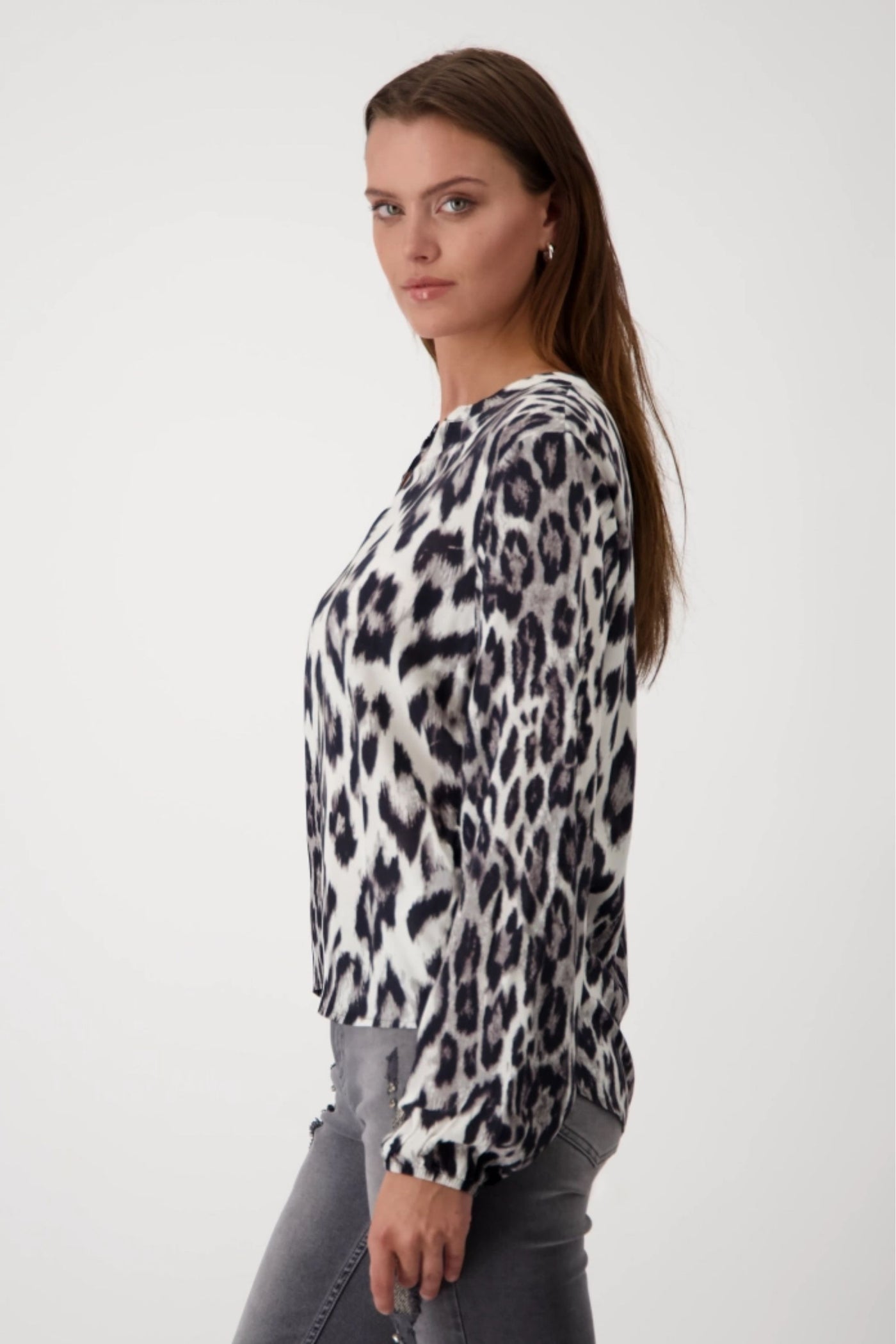 LEOPARD PRINT SHIRT - 808116MNR