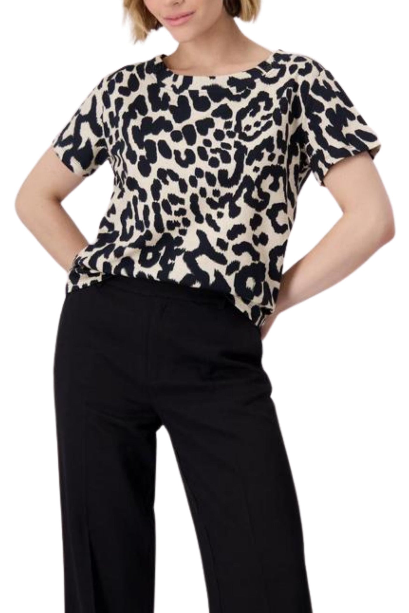 ANIMAL PRINT TEE 409715MNR TOP