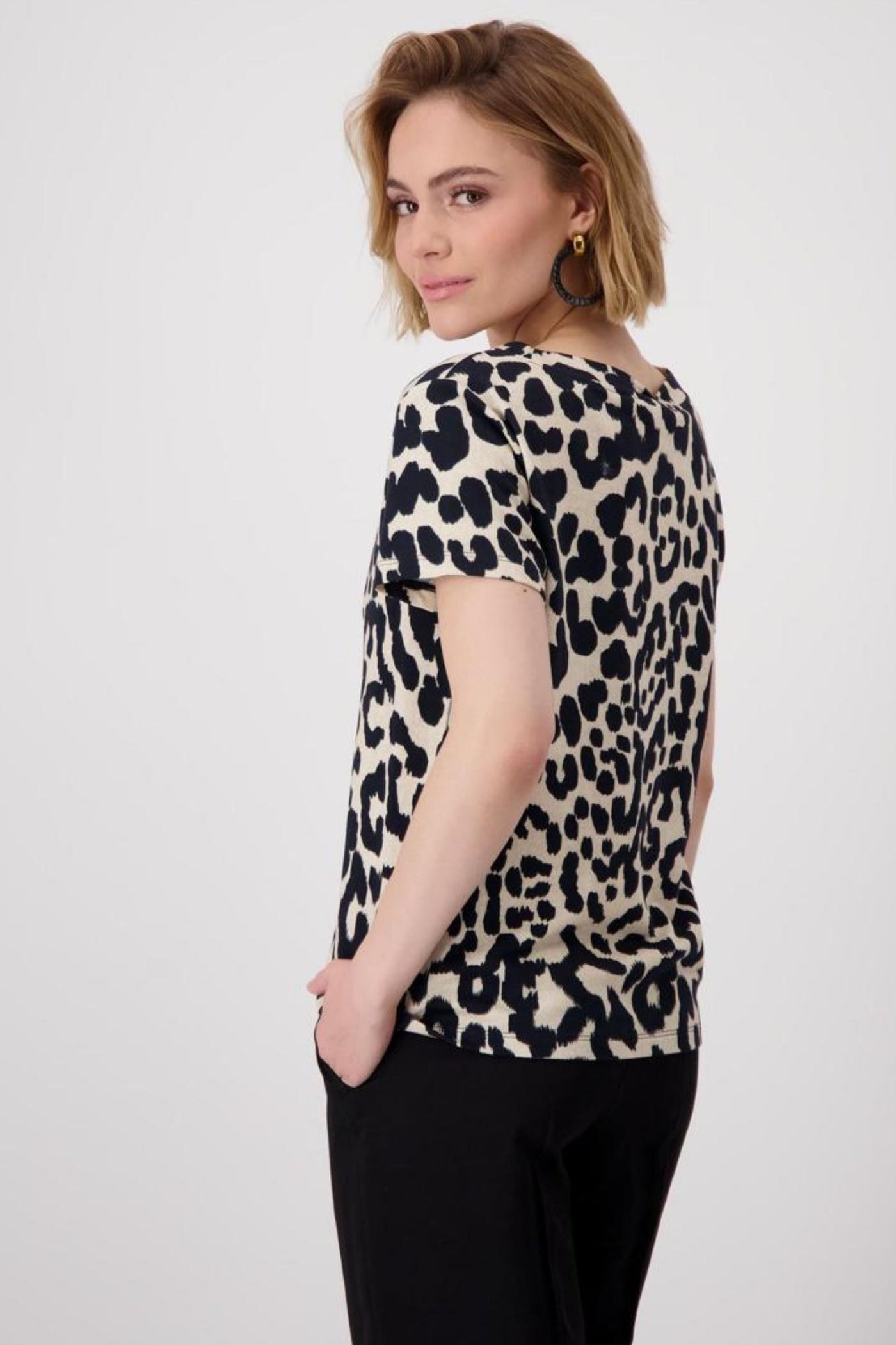 ANIMAL PRINT TEE 409715MNR TOP