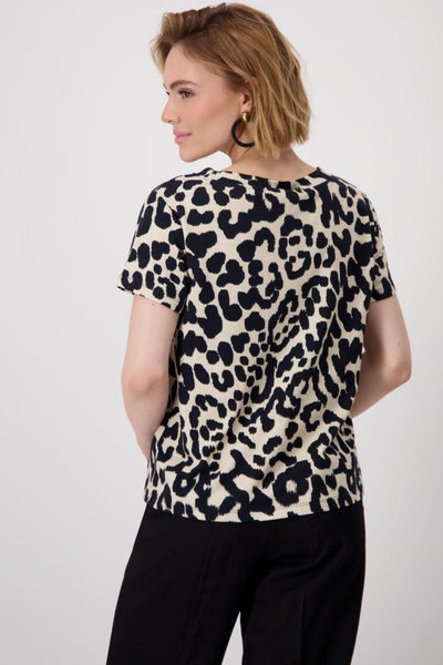 ANIMAL PRINT TEE 409715MNR TOP