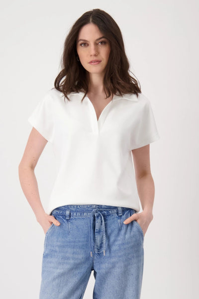 POLO COLLAR TEE 409535MNR TOP
