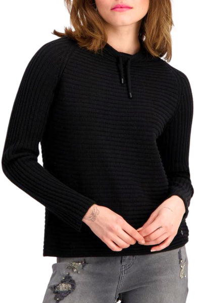 DRAWSTRING COLLAR KNIT - 808222MNR
