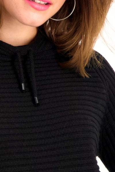 DRAWSTRING COLLAR KNIT - 808222MNR