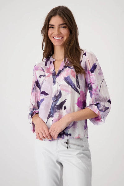 FLORAL BLOUSE - 409162MNR BLOUSE