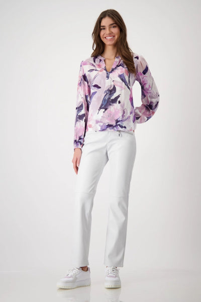 FLORAL BLOUSE - 409162MNR BLOUSE