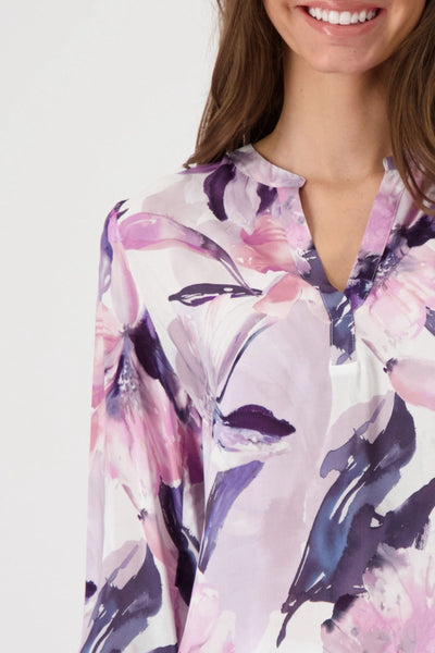 FLORAL BLOUSE - 409162MNR BLOUSE