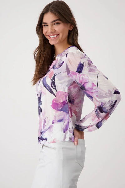 FLORAL BLOUSE - 409162MNR BLOUSE