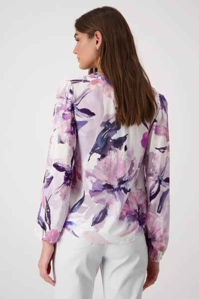 FLORAL BLOUSE - 409162MNR BLOUSE
