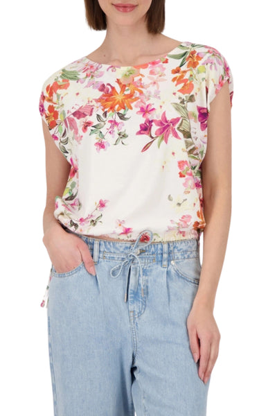 MONARI-FLORAL-TIED-TEE-409633