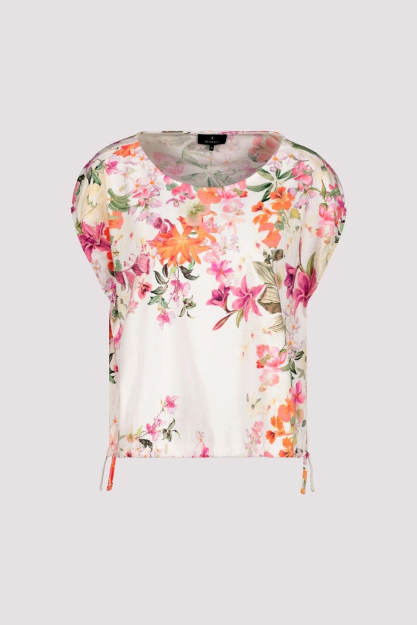 FLORAL TIED TEE 409633MNR TOP